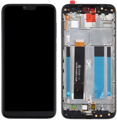 Nokia 6.1 Plus TA-1116 Display LCD With Frame Blue (Service-Pack)