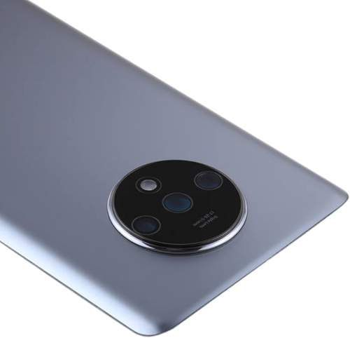 For OnePlus 7T (HD1900) Back Cover With Camera Lens Frosted Silver (OEM)-2
