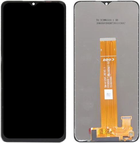 Samsung Galaxy A02 (A022F), A12 (A125F), A12S (A127F), M12 (M127) Display LCD Orange Flex Without Frame (Service Pack)