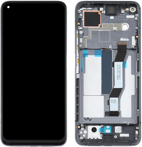 Xiaomi Mi 10T 5G, Mi 10T Pro 5G, Redmi K30s Display LCD Black With Frame (OEM)