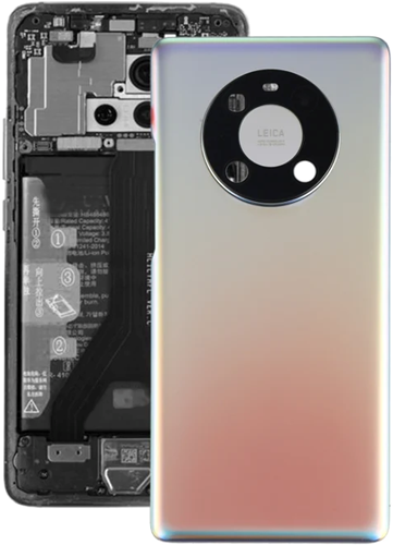 Huawei Mate 40 Pro 4G, 40 Pro 5G, 40 Pro Plus Back Cover With Camera Lens Silver