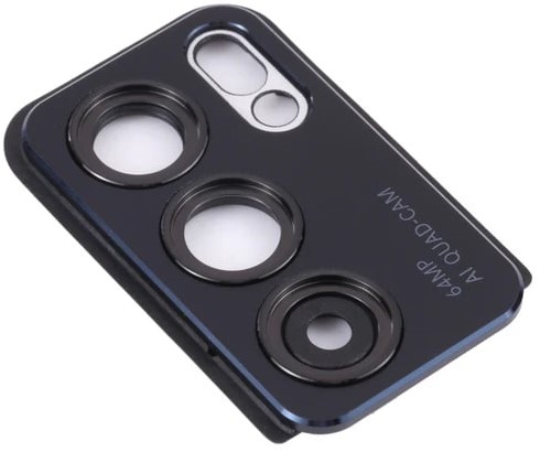 For Oppo Reno 6 5G (CPH2251) Camera Lens With Frame Black-2
