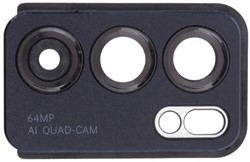 For Oppo Reno 6 5G (CPH2251) Camera Lens With Frame Black