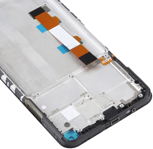 Xiaomi Redmi Note 9 5G, Redmi Note 9T 5G Display LCD With Frame Black (OEM)-2