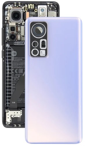 Xiaomi 12, 12S, 12X Back Cover Without Camera Lens Purple