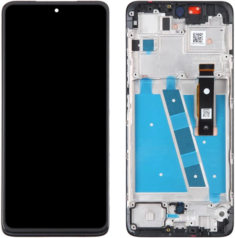 Motorola Moto G72 (XT2255) Display LCD With Frame 5D68C21701 Black (Service-Pack)
