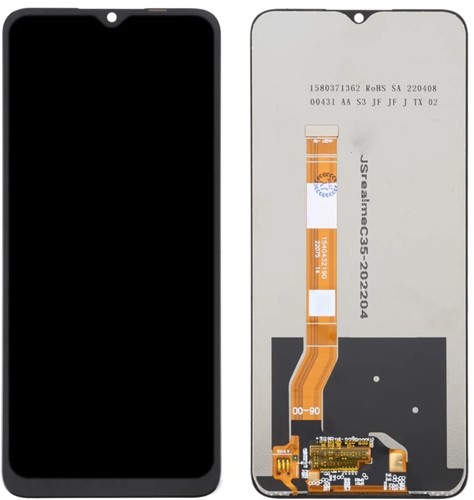 Realme C35, Narzo 50A Prime Display LCD Without Frame All Color R-122 (OEM-Equivalent)