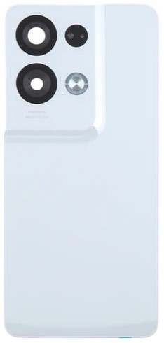 Oppo Reno 8 Pro Plus (PFZM10) Back Cover With Camera Lens Silver-White-2