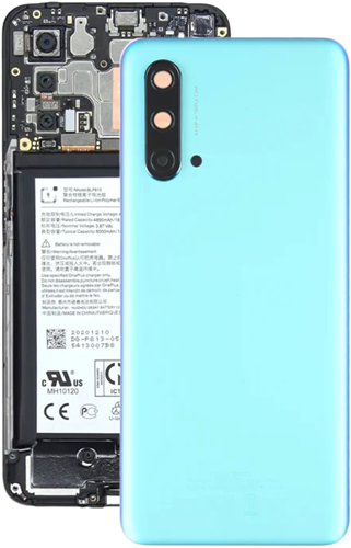 For OnePlus Nord CE 5G (EB2101, EB2103) Back Cover With Camera Lens Blue Void (OEM)