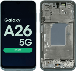 Samsung Galaxy A26 (A266B) Display LCD Complete With Frame Lime Green (Service Pack-Assembled)