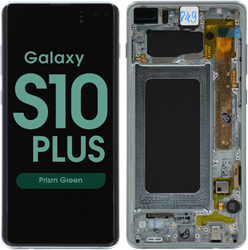 Samsung Galaxy S10 Plus (G975F) Display LCD Complete Prism Green (Service Pack)