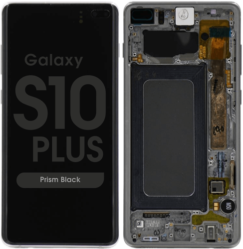 Samsung Galaxy S10 Plus (G975F) Display LCD Complete Prism Black (Service Pack)