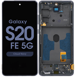 Samsung Galaxy S20 FE (G780F), S20 FE (G781B) Display LCD Complete Cloud Navy (Service Pack-Assembled)
