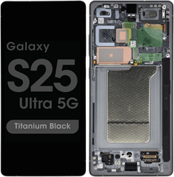 Samsung Galaxy S25 Ultra (S938B) Display LCD Complete with Frame Titanium Black (Service-Pack)