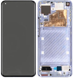 Xiaomi Mi 11 5G (2021) Display LCD Complete with Frame Purple (Service-Pack)