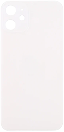 For Apple iPhone 12 Pro Big Hole Back Glass White (OEM)