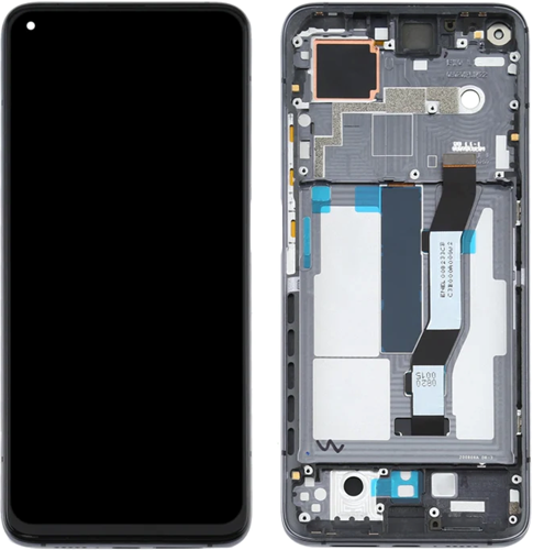 Xiaomi Mi 10T 5G, Mi 10T Pro 5G, Redmi K30s Display LCD Black With Frame (Service-Pack)